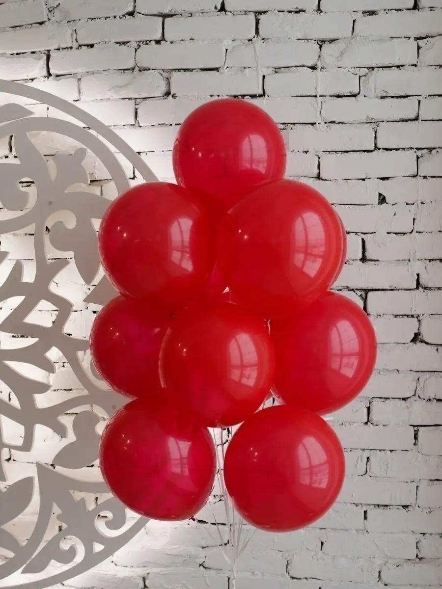 Картинка Воздушный латексный шар Красный