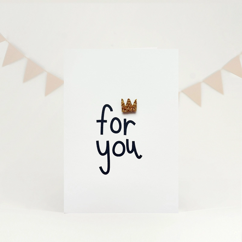Открытка "For you"