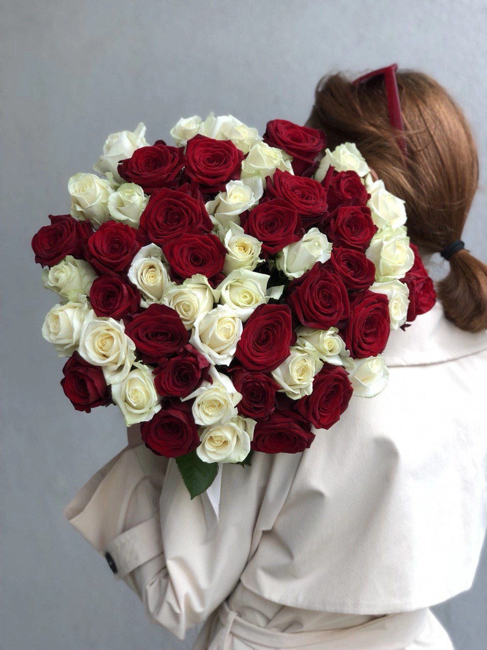 Картинка Букет из 51 розы "Дуо"  60 см