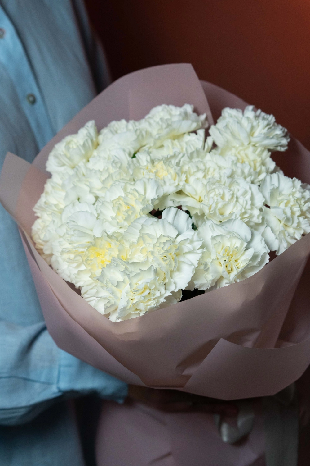 Картинка Букет из 25 гвоздик "Классик"