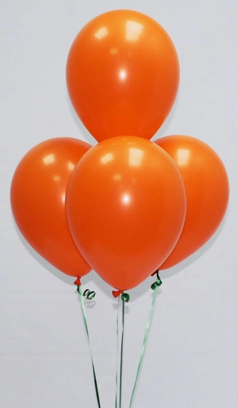 Картинка Воздушный латексный шар Оранжевый