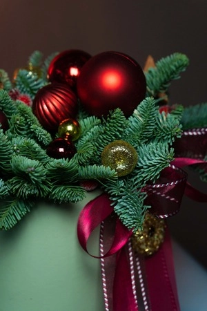 Картинка Рождественская композиция " Классика"