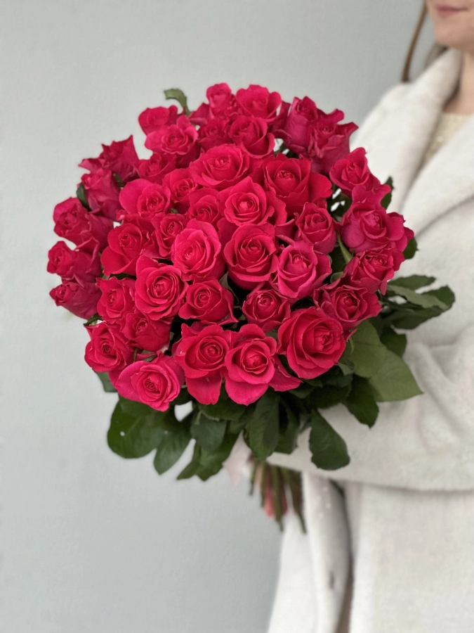 Картинка Букет из 31 розы "Ренуар" 40 см