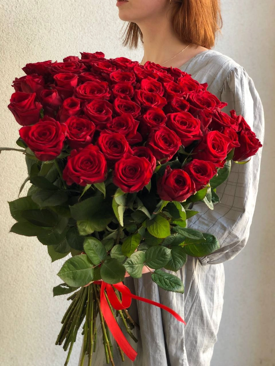 Картинка Букет из 51 розы "Для моей любимой" 40 см