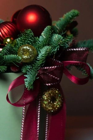 Картинка Рождественская композиция " Классика"