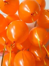 Картинка Воздушный латексный шар Оранжевый