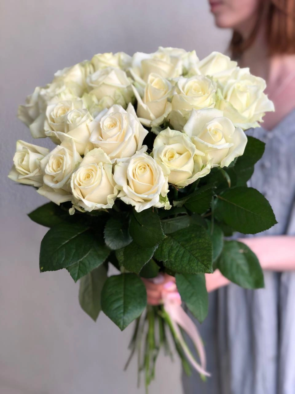 Картинка Букет из 21 розы "Рандеву" 50 см