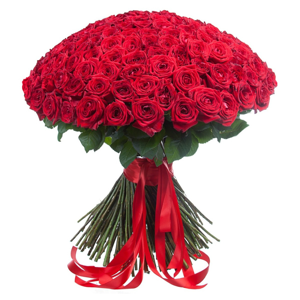 Картинка Букет из 151 розы "BIG LOVE" 80 см